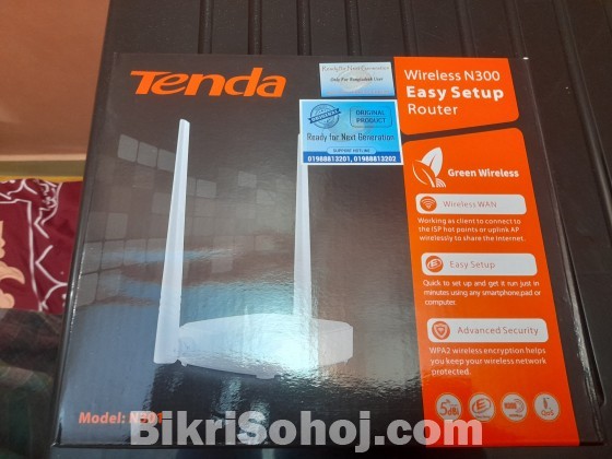 Router- রাউটার ( Tenda -N301)